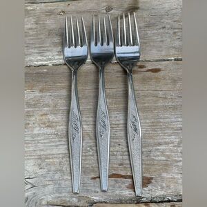 Oneida community Woodmere stainless silver flatware forks